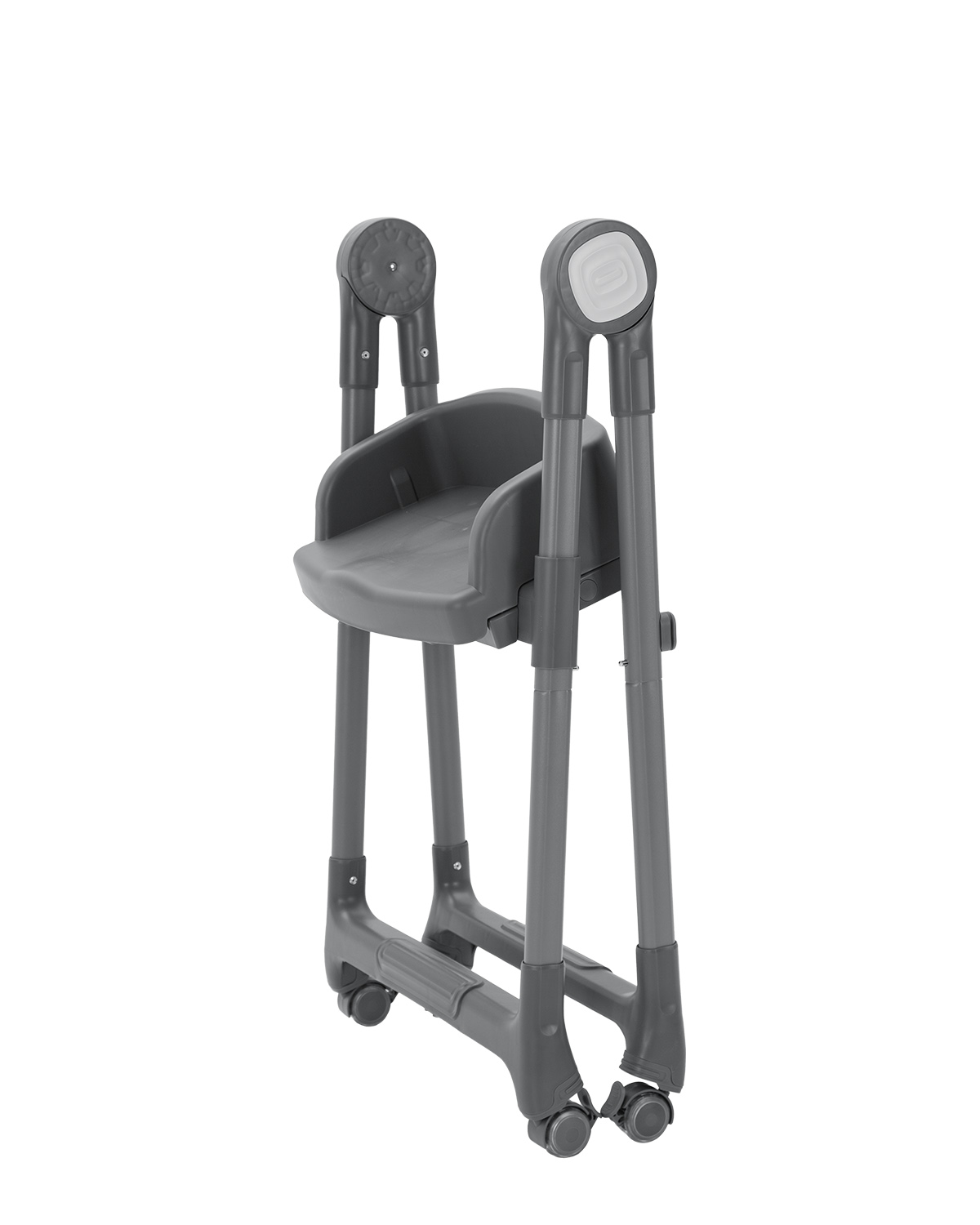 Шезлонг, стульчик для кормления и бустер Comfort 2025 Компактное сложение бустера, для удобного хранения.